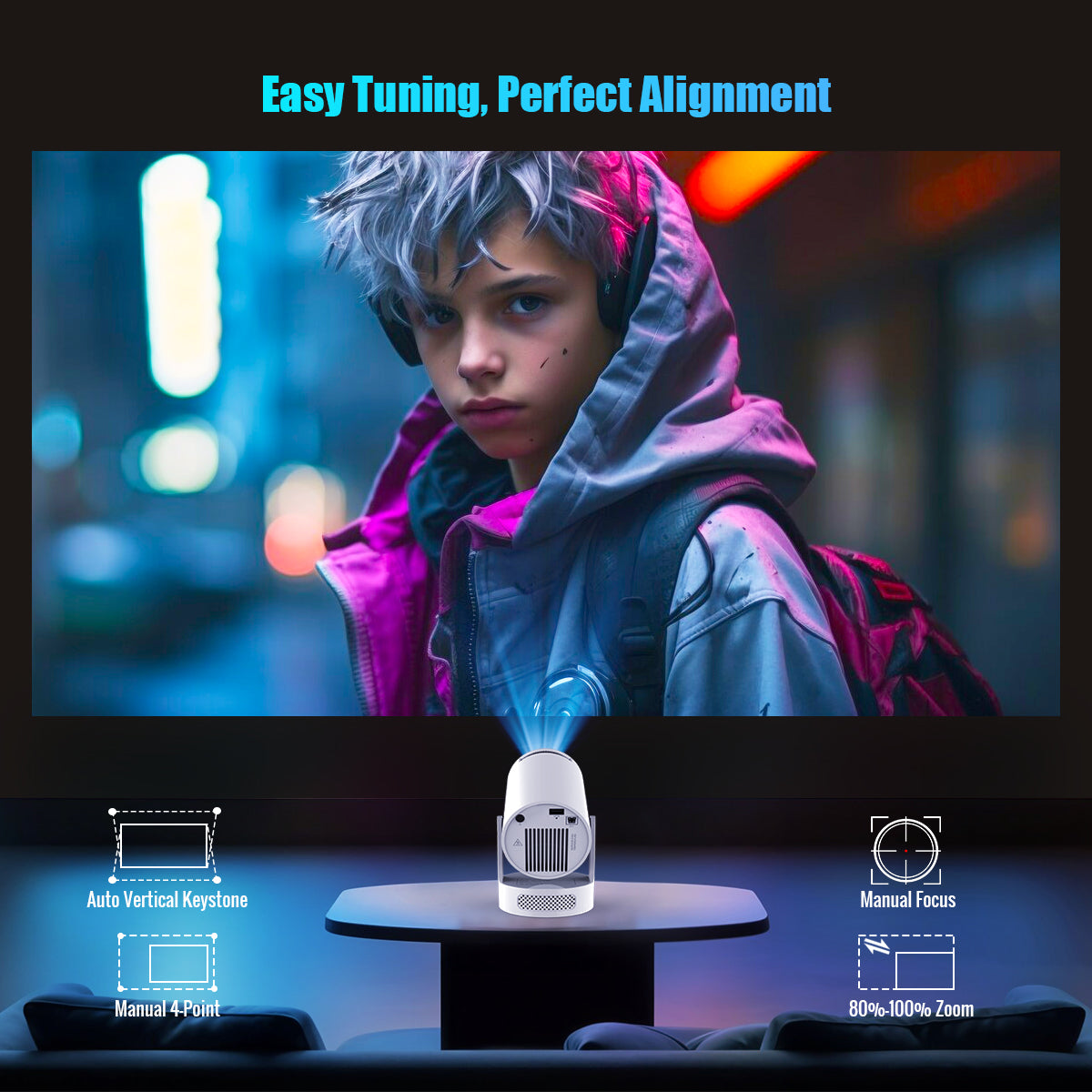 GalaxyVision MagCubic Smart Projector